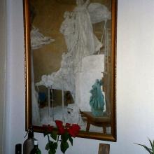 Pomník Františka Palackého malba z atelieru